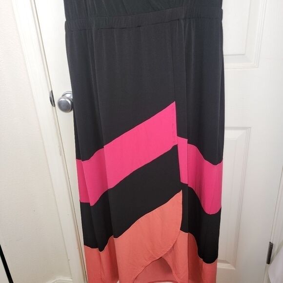 Catherines sleeveless wrap skirt maxi dress size 0x (14-16w) - Picture 5 of 7
